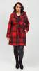 Women's short elegant wool classic coat