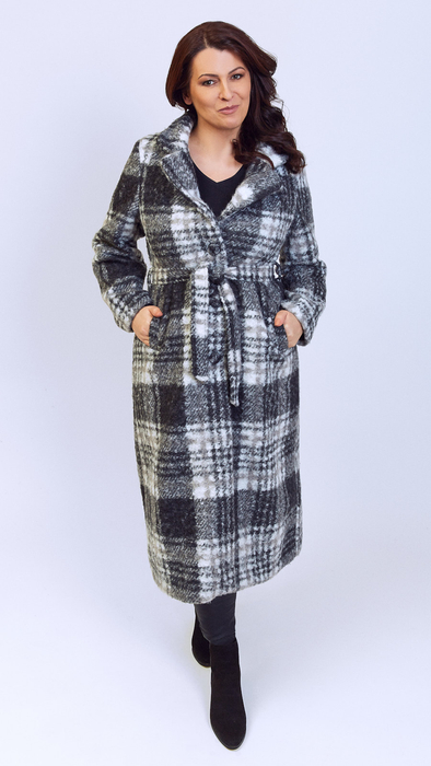 Women's long elegant wool classic coat