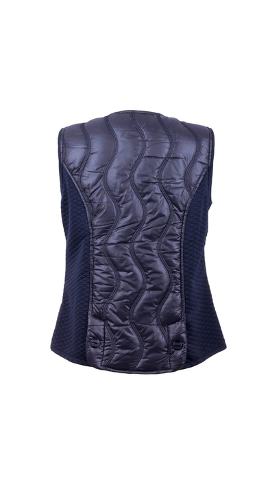 Navy blue vest, sleeveless warmer