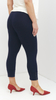 Navy blue stylish comfortable leggings with buttons