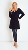 Elegant women's black tunic