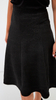 Women's black long skirt with a pattern