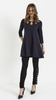 Elegant women's navy blue tunic