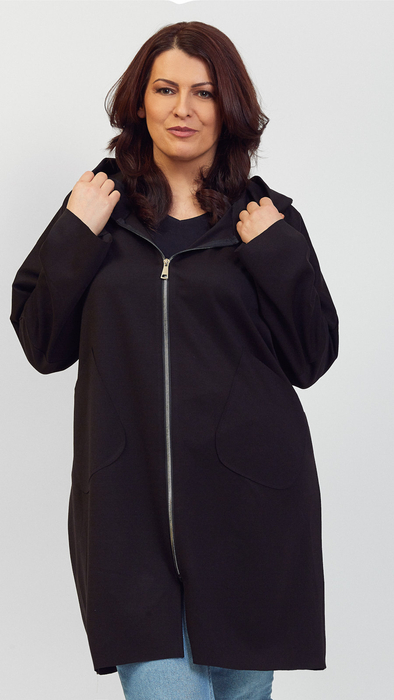 Women's Hooded Coat Spring Autumn Short