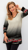 Beige Damen Herbst warme Tunika