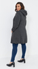 Women's winter autumn elegant coat with a hood