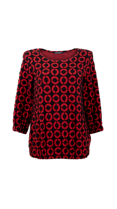 DAMENPULLOVER MIT STRICKBÜNDCHEN