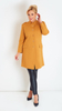 Honey mustard light women's spring-autumn fastened coat