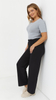 Black women's wide, loose trousers with pockets