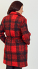 Women's short elegant wool classic coat