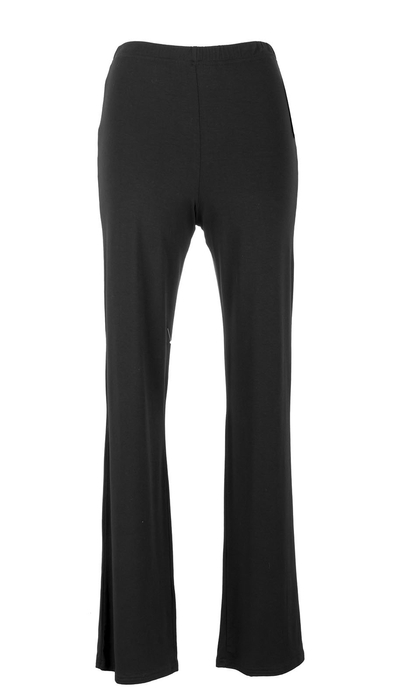 Schwarze Damen-Strickhose in großen Größen