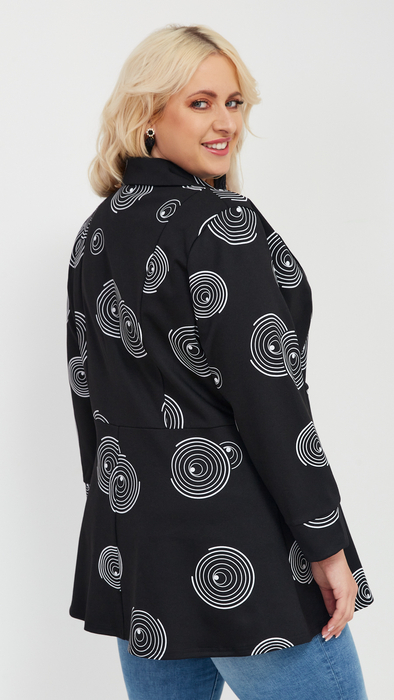 Elegante Damenjacke mit Frühjahr-Herbst-Kragen