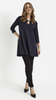 Elegant women's navy blue tunic