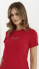 Red women's T-shirt women's short-sleeved T-shirt